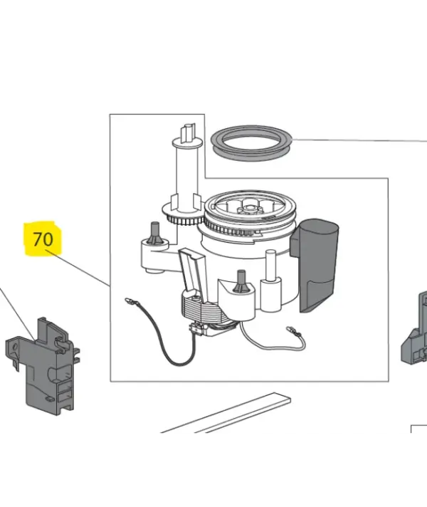 Delonghi 3D-DL Grinder Assembly Replacement Part 120V