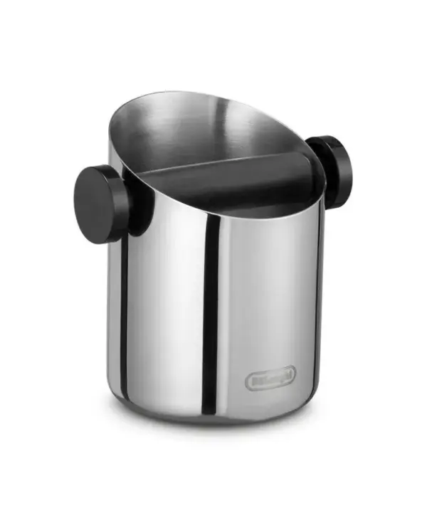 DeLonghi Coffee Knock Box - Compact Grounds Container for Espresso Machines
