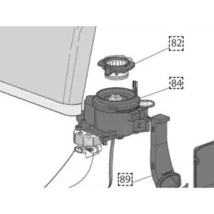 DeLonghi Complete Coffee Grinder Assembly DL Model - 120V 60Hz