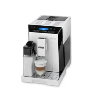 DeLonghi Eletta White Espresso Machine - Refurbished 120V Cappuccino Maker