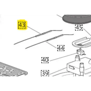 DeLonghi Thermal Cut-Off Switch Replacement Part with Wires 5013277309