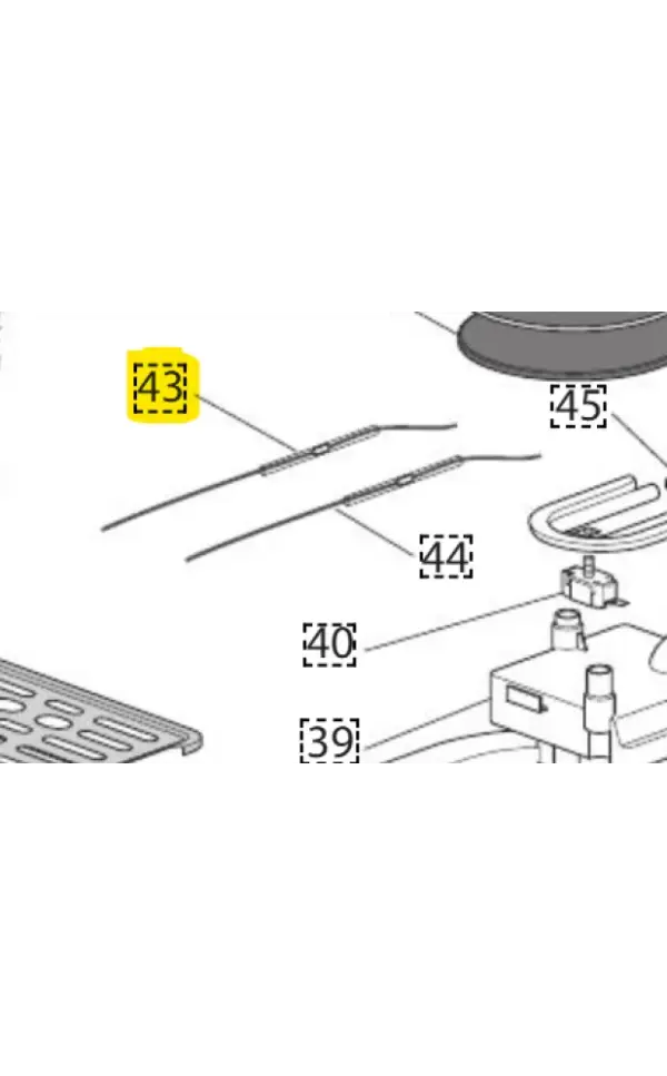 DeLonghi Thermal Cut-Off Switch Replacement Part with Wires 5013277309