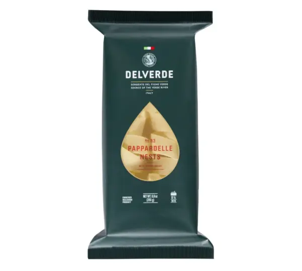 Delverde Egg Pappardelle Pasta Nests 250g