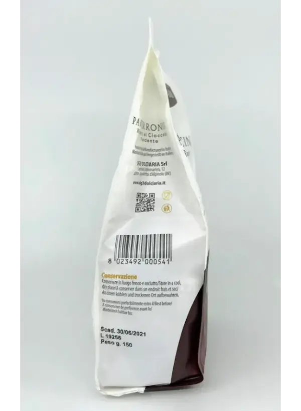 Di Gennaro Dark Chocolate Covered Pantorroncini Cookies 5.29 oz - Image 2