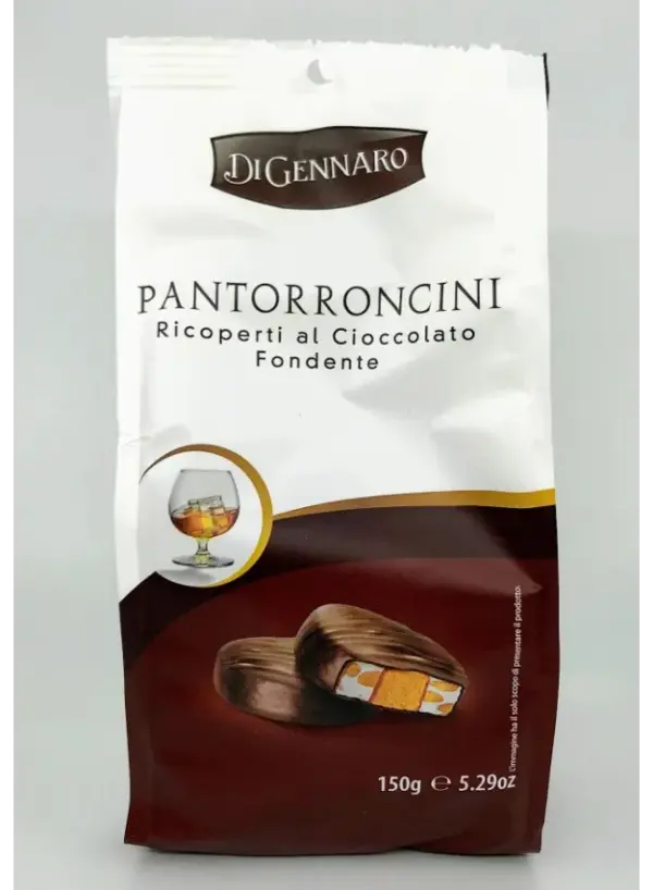 Di Gennaro Dark Chocolate Covered Pantorroncini Cookies 5.29 oz - Image 4