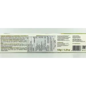 Di Gennaro Pistachio Torrone Italian Nougat Bar 150g