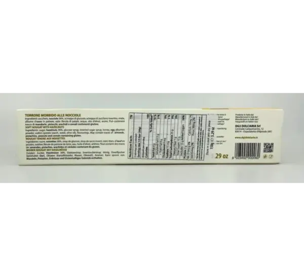 Di Gennaro Soft Hazelnut Torrone Italian Nougat 150g - Image 2