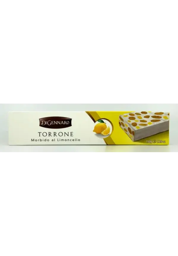Di Gennaro Soft Torrone Italian Limoncello Nougat 150g 5.3oz