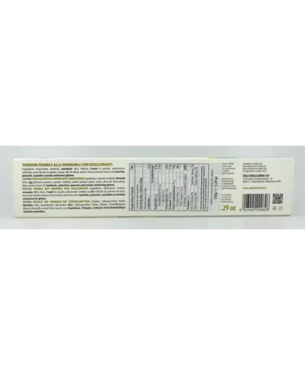 Di Gennaro Sugar-Free Almond Torrone Bar 150g