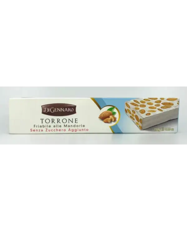 Di Gennaro Sugar-Free Almond Torrone Bar 150g - Image 2