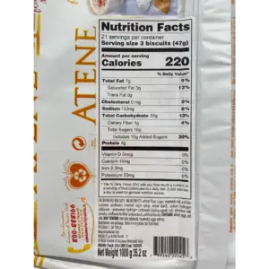 Doria Athens Double Pack Pasta - 1kg (35.3 oz) Italian Durum Wheat