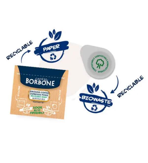 ESE Coffee Pods Caffe Borbone Blue 150 Pack - Image 2