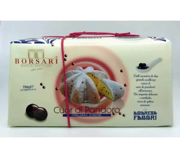 Fabbri Amarena Cherries in Syrup - Cuor di Pandoro - 750g Jar - Image 2