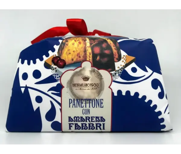 Fabbri Italian Amarena Cherry Panettone Cake 1kg