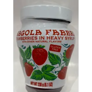 Fabbri Whole Strawberries in Syrup Jar 230g