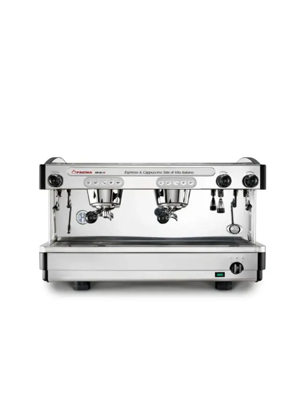 Faema E98 2 Group Automatic Espresso Machine Black Stainless Steel - Image 2