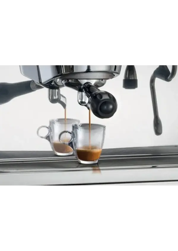 Faema E98 2-Group Commercial Espresso Machine White Stainless Steel - Image 2
