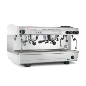 Faema E98 2-Group Commercial Espresso Machine White Stainless Steel