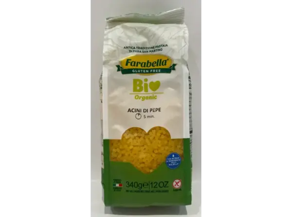 Farabella Organic Gluten Free Acini Di Pepe Pasta 12oz