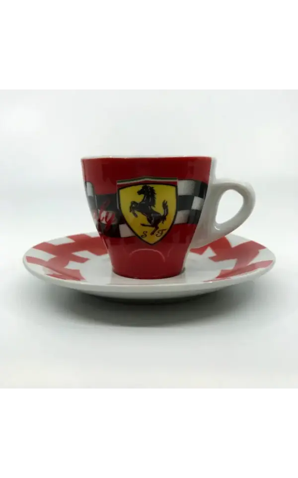Ferrari 6-Piece Espresso Cup & Saucer Set