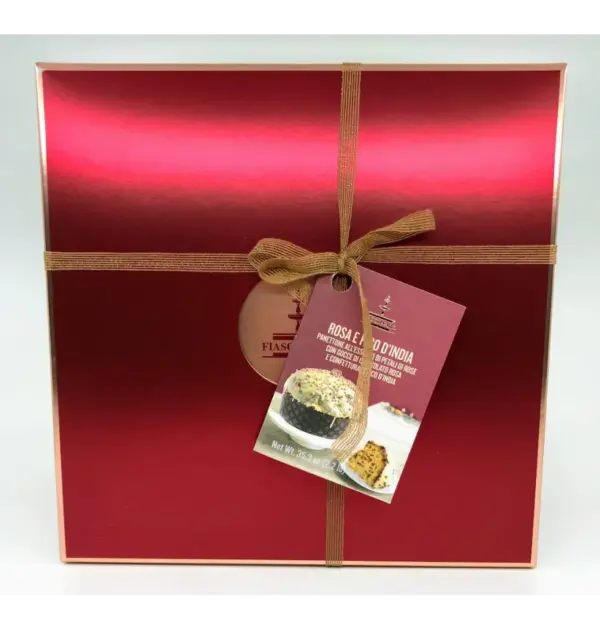 Fiasconaro Panettone Rosa e Fico D'India 1000g Italian Holiday Cake