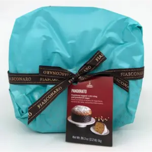Fiasconaro Premium Italian Christmas Cake: Panettone & Pandoro Hybrid 2.2 lbs