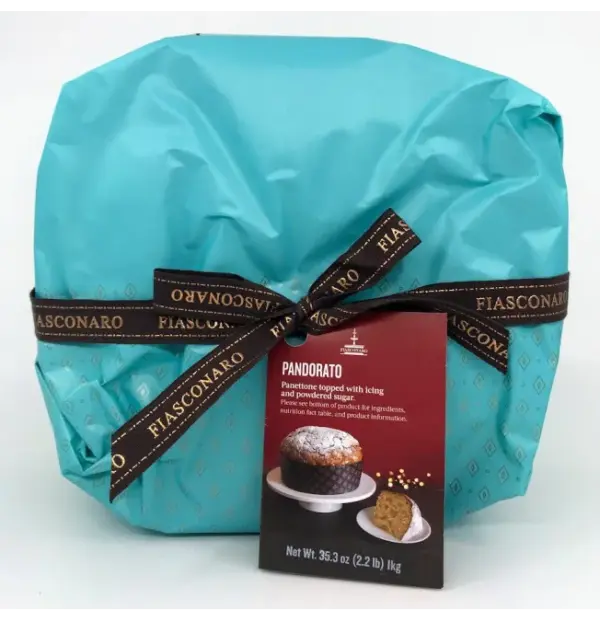 Fiasconaro Premium Italian Christmas Cake: Panettone & Pandoro Hybrid 2.2 lbs