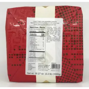 Filippi Panettone with Amarena Cherries 1kg Italian Christmas Cake