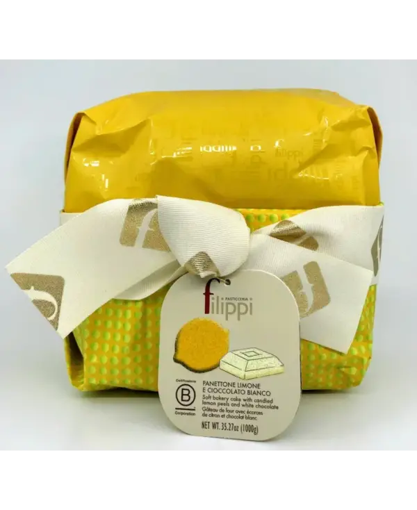 Filippi Panettone with Lemon & White Chocolate, 1000g