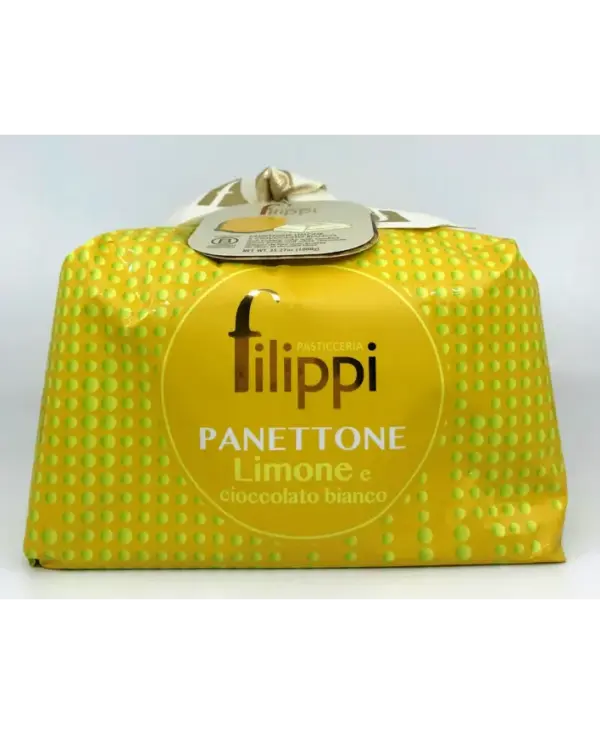 Filippi Panettone with Lemon & White Chocolate, 1000g - Image 2