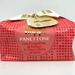 Filippi Wild Strawberry & Milk Chocolate Panettone Cake 2.2lb