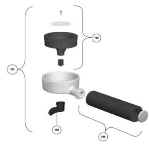 Francis Francis X6 Trio Coffee Filter Holder Kit - A000375