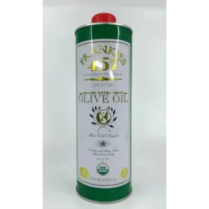Frankies 457 Organic Extra Virgin Olive Oil 1L - Cold Pressed, Premium Quality