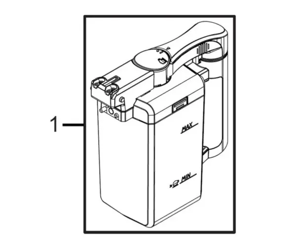 Gaggia Accademia Replacement Carafe - Original Water Tank Jug