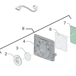 Gaggia Baby Twin Touch Pad Assembly Replacement 8332030000