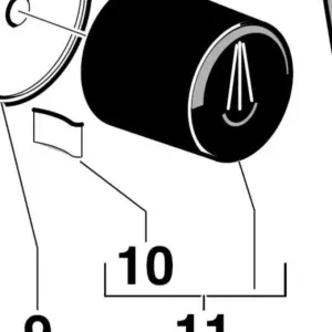 Gaggia Classic Steam Knob Replacement Part - CF0189/A for Coffee Machines