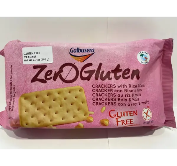 Galbusera Gluten-Free Rice Corn Crackers 6.7 oz