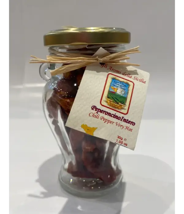 Gangi Dante Whole Dried Chili Peppers Authentic Italian 1oz - Image 2