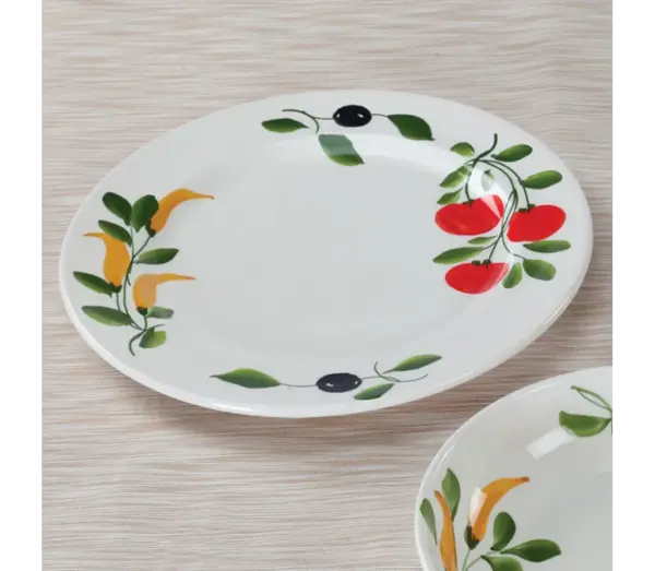 Garden Dinner Plate 11 Inch Ceramic