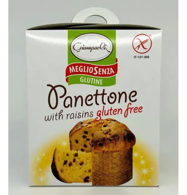 Giampaolo Gluten-Free Panettone with Raisins 400g