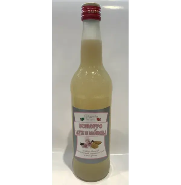 Giarola Almond Milk Syrup 26 fl oz Dairy-Free Coffee Sweetener