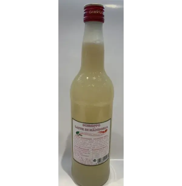Giarola Almond Milk Syrup 26 fl oz Dairy-Free Coffee Sweetener - Image 2