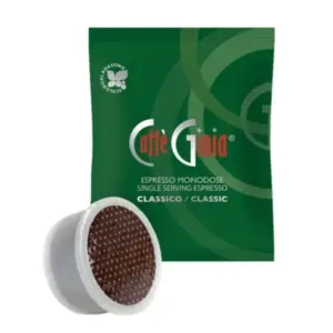 Gioia Green Espresso Capsules for Lavazza Machines - 100 Count