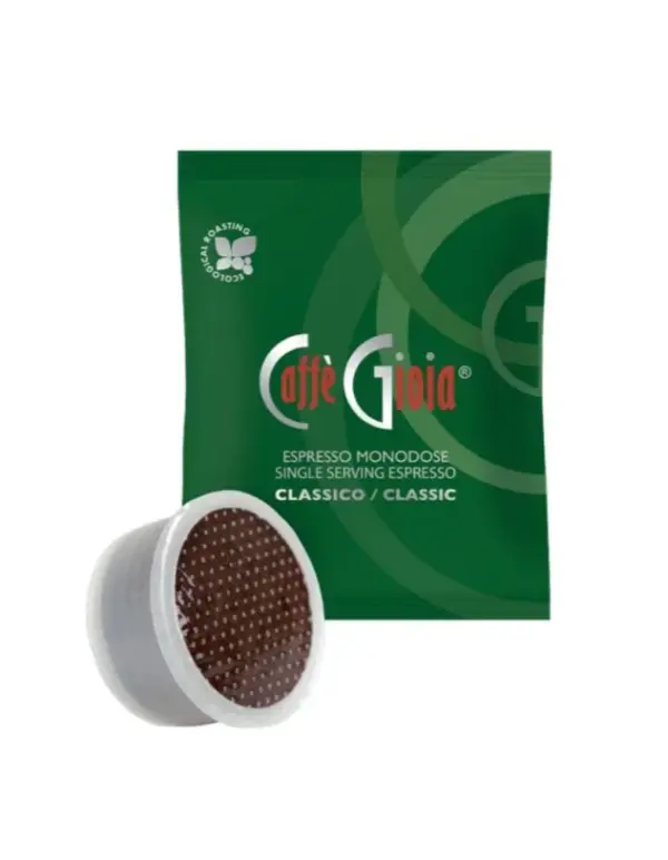 Gioia Green Espresso Capsules for Lavazza Machines - 100 Count