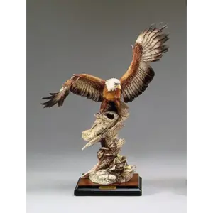 Giuseppe Armani Eagle on Branch Sculpture - Collectible Figurine 999S