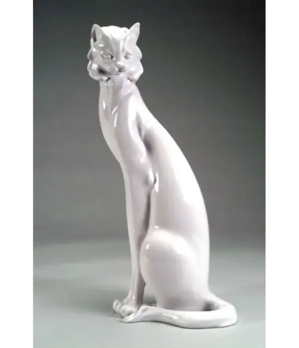 Giuseppe Armani Large Cat Sculpture 2073L