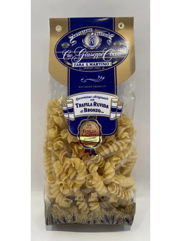 Giuseppe Cocco Fusillo Gigante Pasta 500g - Artisan Italian Pasta - Image 2