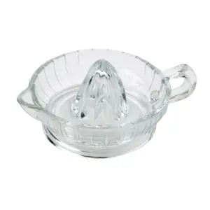Glass Citrus Juicer - Harold Hand Press for Lemons & Oranges