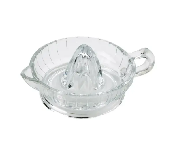 Glass Citrus Juicer - Harold Hand Press for Lemons & Oranges