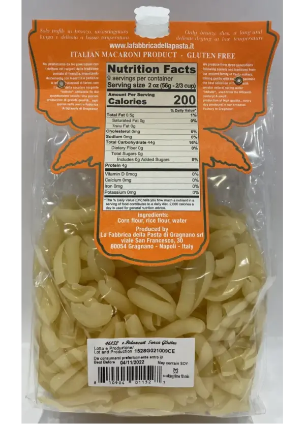 Gluten Free E Fidanzati Capresi Pasta 17.6 oz